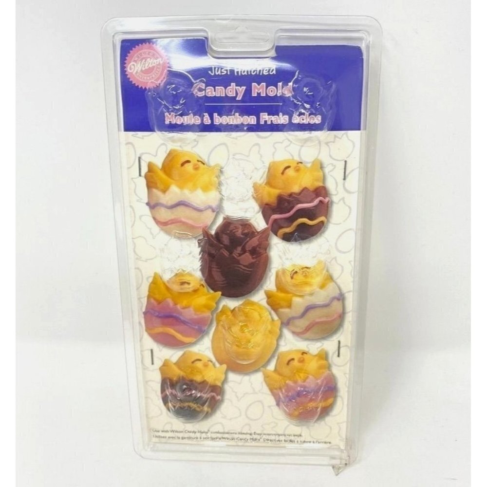 Wilton Just Hatched Candy Mold Easter Egg Chicks NWT